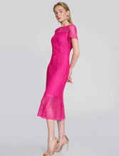 Load image into Gallery viewer, Josephribkoff lace flounce dress 242704