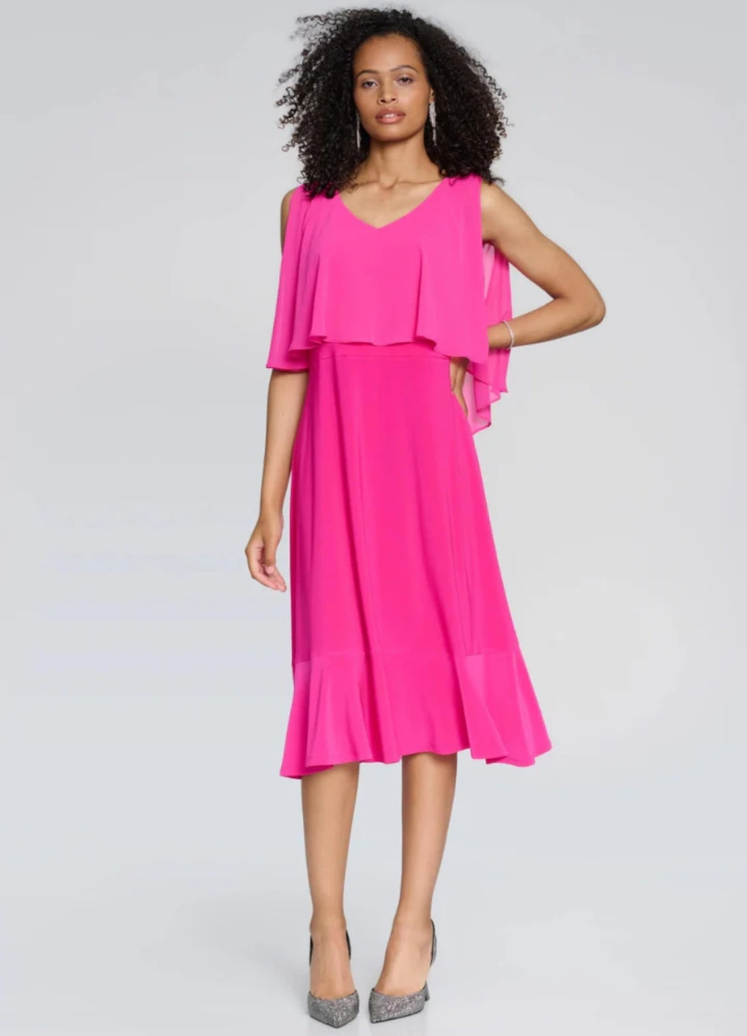 Joseph ribkoff 241706 ruffled dress