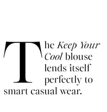 Load image into Gallery viewer, Curate keep your cool blouse