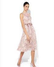 Load image into Gallery viewer, Montique jean petal embroidered dress