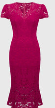 Load image into Gallery viewer, Joseph ribkoff 251714 stretch lace trumpet dress