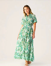 Load image into Gallery viewer, Tara print shirt dress