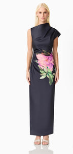 Elliatt azelie asymmetrical gown in black