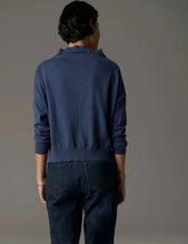 Load image into Gallery viewer, Pol beech drawstring knit blue