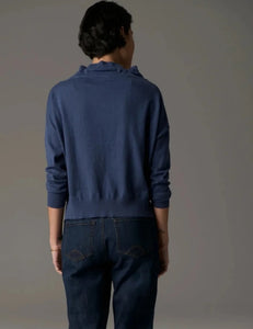 Pol beech drawstring knit blue