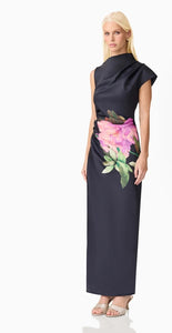 Elliatt azelie asymmetrical gown in black