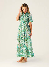 Load image into Gallery viewer, Tara print shirt dress