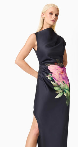 Elliatt azelie asymmetrical gown in black