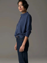 Load image into Gallery viewer, Pol beech drawstring knit blue