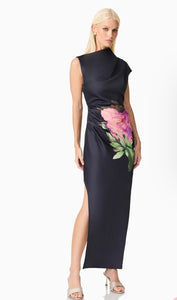 Elliatt azelie asymmetrical gown in black